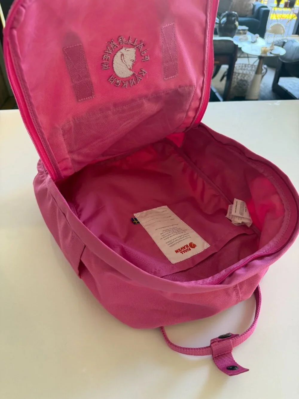 NEW Fjallraven Re-Kanken Backpack in Pink Rose, Standard Size